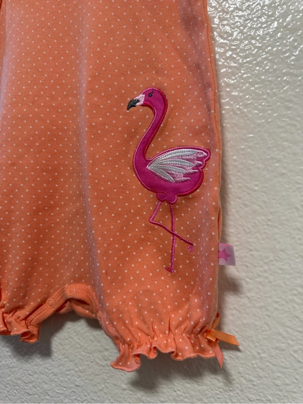millie & myles toddler girl flamingo romper